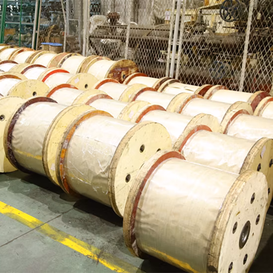 High Tensile Strength 6*19s+FC Zinc Coated Steel Wire Rope 12 mm 21 mm 23 mm for Well Drilling